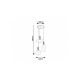 Rabalux Visilica Sinopia E27 3x MAX 60W zlatna (5225) - 5225