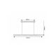 Rabalux Visilica Tariq LED 30W mat crno (72128) - RAS002846A00000