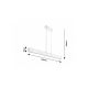 Rabalux Visilica Tithania LED 24W brušeni aluminijum (6670) - 6670-1-1
