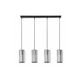 Rabalux Visilica Veness E27 4x MAX 40W mat crno (72256) - RAS002561A00000