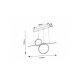 Rabalux Visilica Willow LED 48W mat crno (6970) - 6970