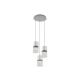 Rabalux Visilica Zelkova E27 3x MAX 40W brušeni aluminijum (3155) - 3155