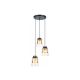 Rabalux Visilica Zenaida E27 3x MAX 60W mat crno (3545) - 3545