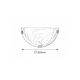 Rabalux Zidna lampa Alabastro E27 1x MAX 60W alabaster - duvan braon (3053) - 3053