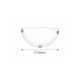 Rabalux Zidna lampa Alabastro E27 1x MAX 60W belo staklo - alabaster (3001) - 3001-1