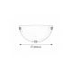 Rabalux Zidna lampa Alabastro E27 1x MAX 60W belo staklo - alabaster (3003) - 3003