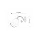 Rabalux Zidna lampa Beckworth E14 1x MAX 40W bronzana (7131) - 7131