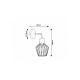 Rabalux Zidna lampa Belano E27 1x MAX 40W crna (3538) - 3538
