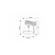 Rabalux Zidna lampa Cardamom E14 1x MAX 40W srebreni hrast (3081) - 3081