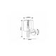 Rabalux Zidna lampa Donati E27 1x MAX 60W hrom (5248) - 5248