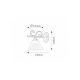 Rabalux Zidna lampa Dorothea E14 1x MAX 40W mat crno (7771) - 7771