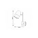 Rabalux Zidna lampa Egon E14 1x MAX 40W mat belo (5243) - 5243
