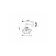 Rabalux Zidna lampa Fran E27 1x MAX 40W mat crno (71064) - RAS002635A00000