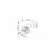 Rabalux Zidna lampa Fran E27 1x MAX 40W mat crno (71065) - RAS002637A00000