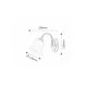 Rabalux Zidna lampa Francesca E14 1x MAX 40W bronzana (7371) - 7371
