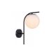 Rabalux Zidna lampa Ghita E27 1x MAX 20W crna (71139) - RAS002867A00000