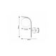 Rabalux Zidna lampa Ghita E27 1x MAX 20W crna (71139) - RAS002867A00000