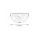 Rabalux Zidna lampa Harmony Lux E27 1x MAX 60W ovas hrom (3851) - 3851
