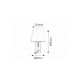 Rabalux Zidna lampa Harvey E27 1x MAX 40 + LED 3W brušeni hrom (6539) - 6539-1