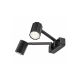 Rabalux Zidna lampa Karter GU10 2X MAX 5W mat crno (73028) - RAS002571A00000
