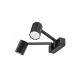 Rabalux Zidna lampa Karter GU10 2X MAX 5W mat crno (73028) - RAS002571A00000
