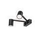 Rabalux Zidna lampa Karter GU10 2X MAX 5W mat crno (73028) - RAS002571A00000
