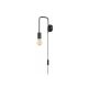 Rabalux Zidna lampa Manzur E27 1x MAX 40W crna (71022) - 71022-1