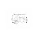 Rabalux Zidna lampa Perico GU10 1X MAX 5W crna (73015) - RAS002728A00000