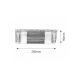 Rabalux Zidna lampa Periodic E14 1x MAX 40W hrom (5800) - 5800