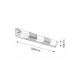 Rabalux Zidna lampa Periodic E14 3x MAX 40W hrom (5809) - 5809