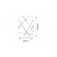 Rabalux Zidna lampa Phaedra E27 1x MAX 60W bela (3697) - 3697