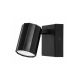 Rabalux Zidna lampa Rogelio GU10 1X MAX 5W mat crno (73023) - RAS002731A00000
