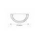 Rabalux Zidna lampa Ufo E27 1x MAX 60W bronzana (5263) - 5263