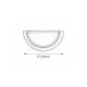 Rabalux Zidna lampa Ufo E27 1x MAX 60W crna (5163) - 5163