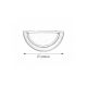 Rabalux Zidna lampa Ufo E27 1x MAX 60W hrom (5173) - 5173