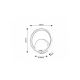 Rabalux Zidna lampa Willow LED 12W mat crno (6969) - 6969