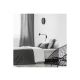 Rabalux Zidna lampa Zircon GU10 1X MAX 5W mat crno (5072) - 5072