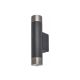 Rabalux Zidna lampa Zircon GU10 2X MAX 5W mat crno (5073) - 5073