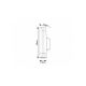 Rabalux Zidna lampa Zircon GU10 2X MAX 5W mat crno (5073) - 5073
