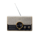 Radio prijemnik prenosni retro RRT5B 2x5W FM,USB,micro SD,bluetooth - GB6984
