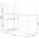 MODERNHOME Radni sto 120x60 cm sa policama white - EP2828268