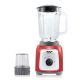 RAF Blender 2 u 1 sa staklenom posudom R.2892, crvena - R.2892