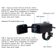 RAM Mount vodootporni 2xUSB punjač 12V za motor - 052936