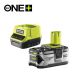 RYOBI Set - punjač baterija i baterija od 4,0Ah 18V ONE+ RC18120-140X - RC18120-140X