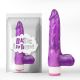 Realisticni vibrator sa testisima Luv Pleaser Purple - CN-131897131