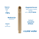 CRYSTAL WATER RELAX Tuš ručica, min.pritisak 0,5 bar, ušteda vode do 75%, bež, ø 3cm, - R0043-1