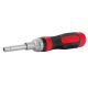 RONIX SET Račnastog odvijača sa nastavcima 8 u 1 - 3 funkcije RH-2725 BL 24cm/330g - RH-2725RX