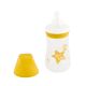 ELFI Flašica plastična sa silikonskom cuclom SWEET BABY, 125 ml - RK103-žuta