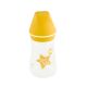 ELFI Flašica plastična sa silikonskom cuclom SWEET BABY, 125 ml - RK103-žuta