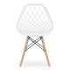BOLZZ Roma set 4 stolice white - BOLROMCHAWHITS